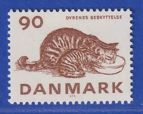 Dänemark 1975 Mi.-Nr.606 100 J.König. Dänische Verein.zum Sch. der Tiere **/ MNH