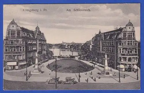 AK Königsberg (Ostpr.) Schlossteich als Feldpost gelaufen nach Bremen 1916