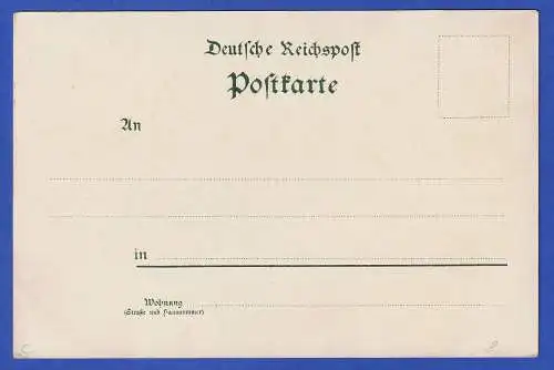 Bildpostkarte Königsberg (Ostpreußen) mit Neujahrsgruß ungebraucht