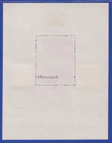 Luxemburg 1945 Caritas-Vignettenblock Mi.-Nr. deest O LUXEMBOURG VILLE