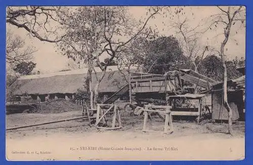 Französisch-Guinea 1913 AK Yri-Kiri mit Mi.-Nr. 67 O CONAKRY nach Brüssel