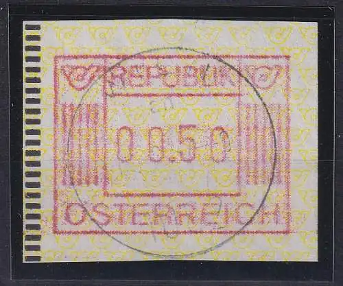 Österreich FRAMA-ATM Mi.-Nr. 1.2 d rotlila Wert 00,50 gestempelt WIEN 1987