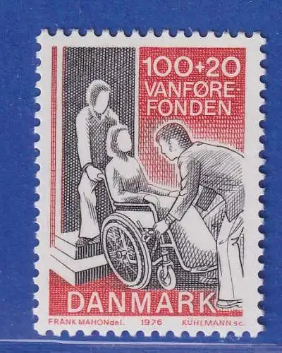 Dänemark 1976 Mi.-Nr.627 Behindertenhilfe  **/MNH