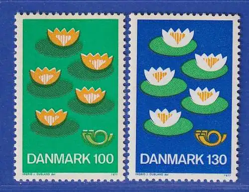 Dänemark 1977 Mi.-Nr.635-636 NORDEN: Umweltschutz. **/MNH