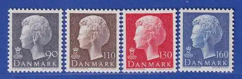 Dänemark 1979 Mi.-Nr.680-683  Freimarken: Königin Margrethe II. **/MNH