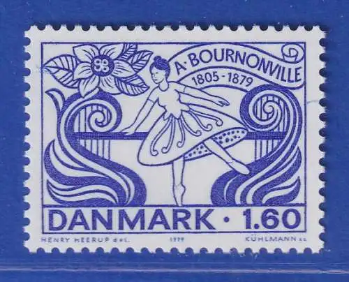 Dänemark 1979 Mi.-Nr.696 100.Todestag von August Bournonville  **/MNH