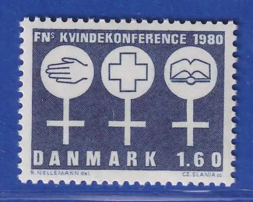 Dänemark 1980 Mi.-Nr.701  Frauendekade der Vereinten Nationen  **/MNH