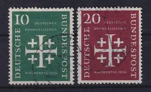 Bund 1956 Evangelischer Kirchentag Mi.-Nr. 235-236 Satz gestempelt