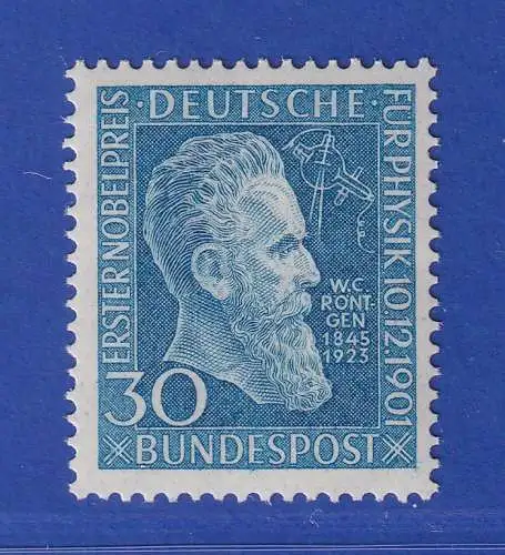 Bund 1951 W. C. Röntgen Mi.-Nr. 147 postfrisch ** gpr. SCHLEGEL BPP