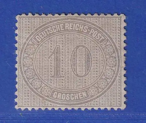 Dt. Reich 1872 Innendienst Ziffer 10 Groschen Mi.-Nr. 12 ungebraucht * 