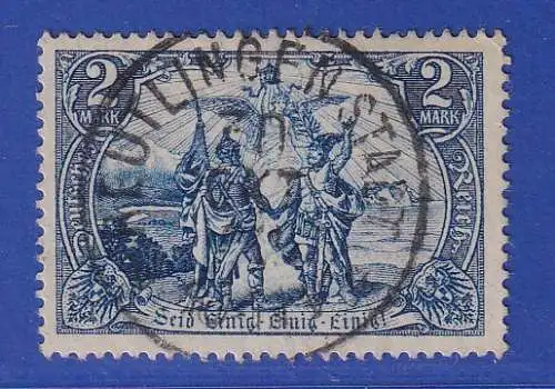 Dt. Reich 1902  Gotische Schrift 2 Mark Mi.-Nr. 79 O REUTLINGEN STADT