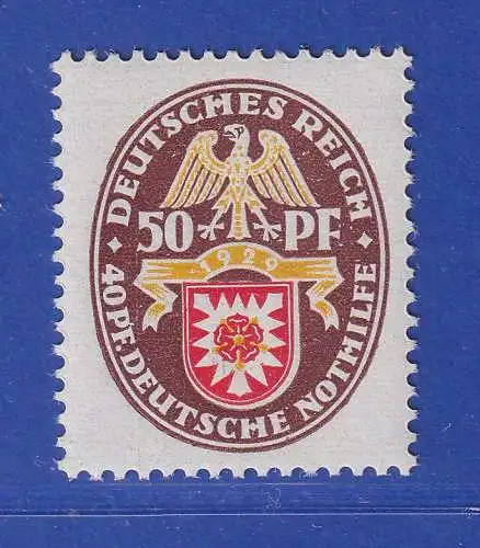 Dt. Reich 1929 Nothilfe 50+40 Pfg. Mi.-Nr. 434 postfrisch **