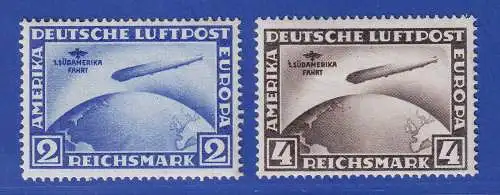 Dt. Reich 1930 Luftschiff L.Z.127 Südamerikafahrt Mi.-Nr. 438-439Y ungebraucht *