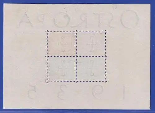Dt. Reich 1935 OSTROPA-Block Mi.-Nr. Block 3 mit So.-O KÖNIGSBERG