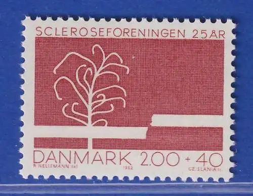 Dänemark 1982 Mi.-Nr.751  25 Jahre Sklerose-Verein **/MNH