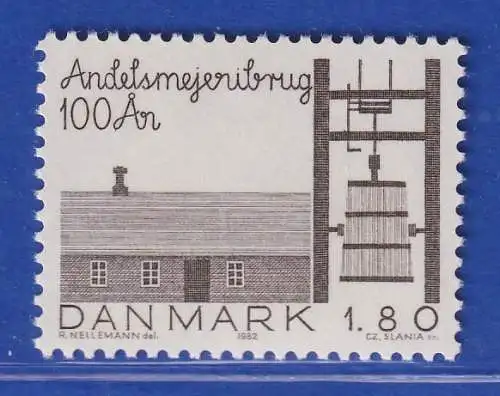 Dänemark 1982 Mi.-Nr.757  100 Jahre Molkerei-Verband.  **/MNH