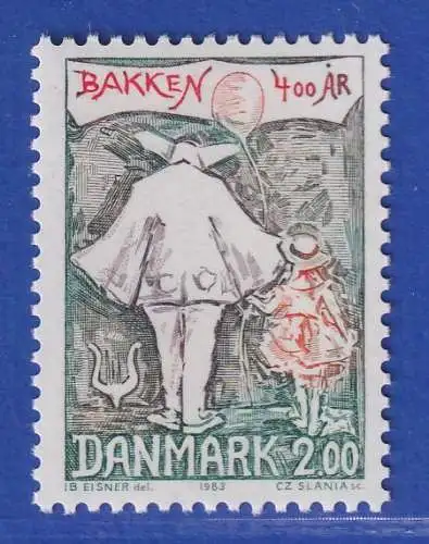 Dänemark 1983 Mi.-Nr.769  400 Jahre Vergnügungspark Dyrehavsbakken  **/MNH