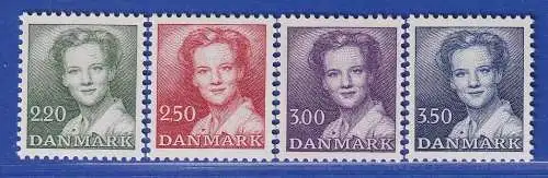 Dänemark 1983 Mi.-Nr.776-779  Freimarken: Königin Margrethe II.  **/MNH