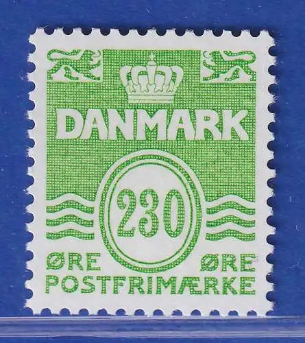 Dänemark 1984 Mi.-Nr.792  Freimarke Wellenlinien 230 Öre.  **/MNH