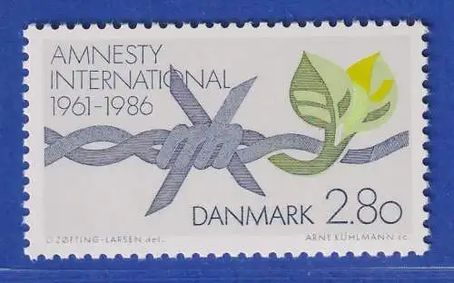 Dänemark 1986 Mi.-Nr. 856  25 Jahre Amnesty International  **/MNH