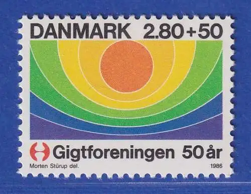 Dänemark 1986 Mi.-Nr. 863  50 Jahre Vereinigung der Arthritiskranken  **/MNH