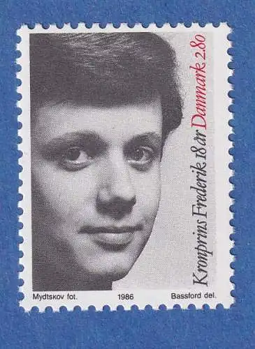 Dänemark 1986 Mi.-Nr. 867  18. Geburtstag von Kronprinz Frederik   **/MNH