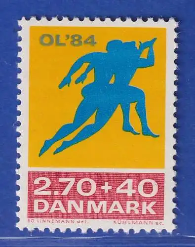 Dänemark 1984 Mi.-Nr. 801 Olympische Spiele Sarajevo und Los Angeles  **/MNH