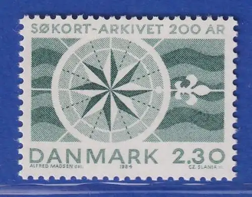 Dänemark 1984 Mi.-Nr. 802  200 Jahre hydrographisches Amt   **/MNH