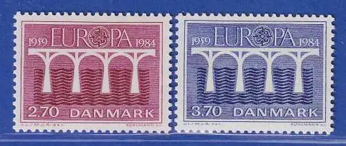 Dänemark 1984 Mi.-Nr. 806-807  EUROPA  Brücke  **/MNH