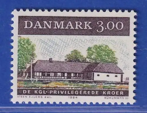 Dänemark 1984 Mi.-Nr.810  Königlich privilegierte Landgasthöfe  **/MNH