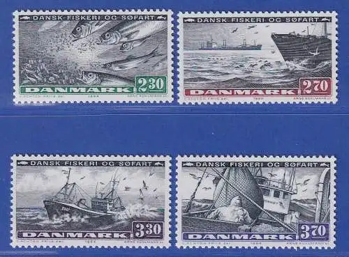 Dänemark 1984 Mi.-Nr.812-815  Fischerei und Schilffahrt **/MNH