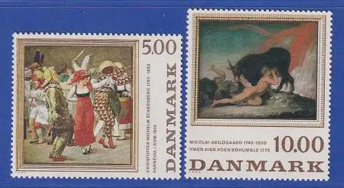 Dänemark 1984 Mi.-Nr.819-820  Gemälde  **/MNH