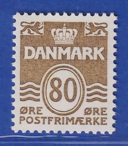 Dänemark 1985 Mi.-Nr.821-822  Freimarken Wellenlinien 80 / 250 **/MNH