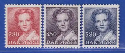 Dänemark 1985 Mi.-Nr.823-825  Freimarken Königin Margrethe II  **/MNH