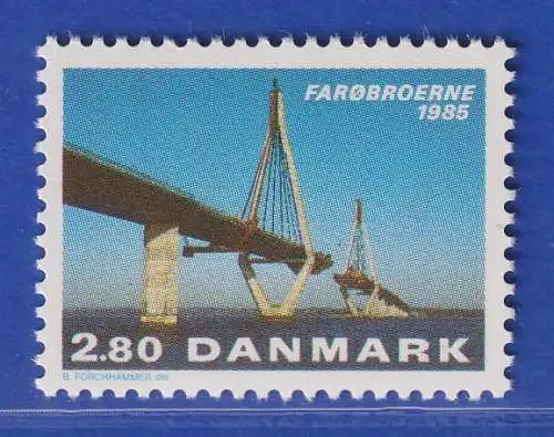 Dänemark 1985 Mi.-Nr.839  Eröffnung der Farö-Brücke  **/MNH