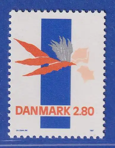 Dänemark 1987 Mi.-Nr. 889  Zeitgenössische Kunst Lin Utzon  **/MNH