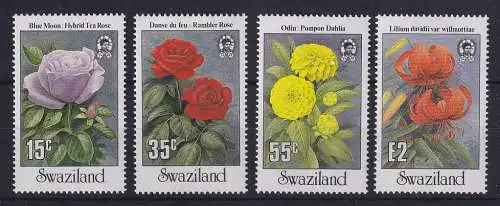 Swasiland 1987 Flora Blumen Blüten Mi.-Nr. 532-535 postfrisch **