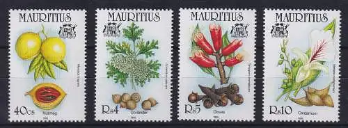 Mauritius 1995 Gewürze Mi.-Nr. 790-793 postfrisch **