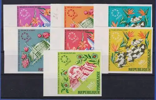 Togo 1968 EXPO 67 Montreal Mi.-Nr. 578-584 B postfrisch **