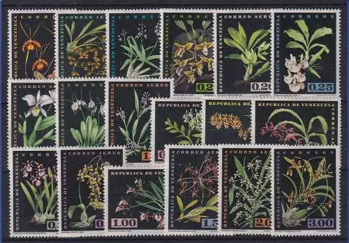 Venezuela 1962 Flora Blumen Orchideen Mi.-Nr. 1433-1460 postfrisch **