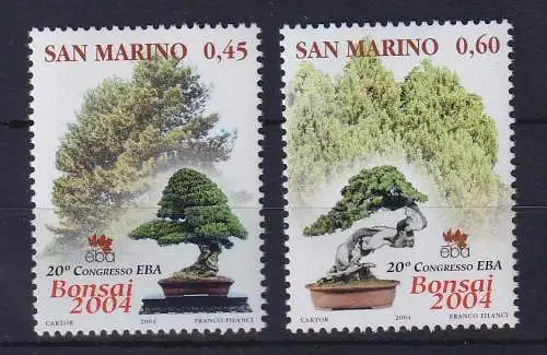 San Marino 2004 Bonsai Mi.-Nr. 2142-2143 postfrisch **