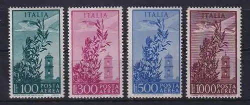 Italien 1948 Turm des Kapitols Olivenzweig Mi.-Nr. 763-766 postfrisch **