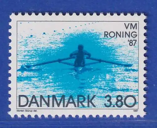 Dänemark 1987 Mi.-Nr. 899  Ruderweltmeisterschaften, Bagsvaerd   **/MNH