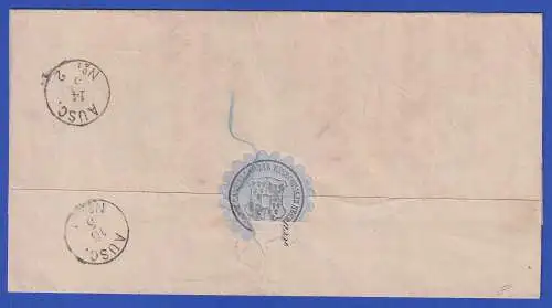 Preußen 1870 Dienstbrief mit Kasten-O BRESLAU nach Chrzumczütz bei Oppeln