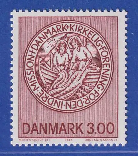 Dänemark 1987 Mi.-Nr. 904  125 J.Kirch.Vereinigung für die Innere in DMK. **/MNH