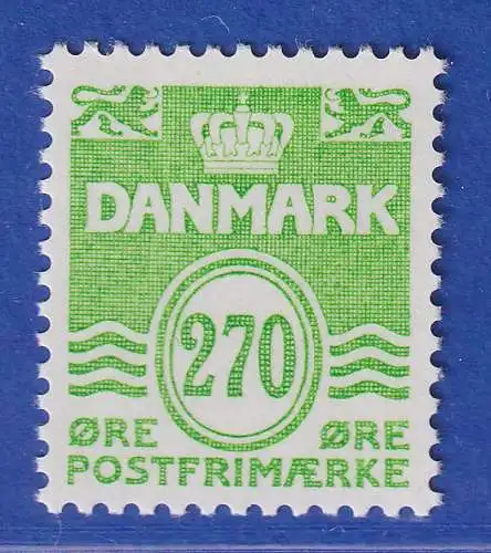 Dänemark 1988 Mi.-Nr. 905 Freimarke: Wellenlinien ohne Herzchen. **/MNH