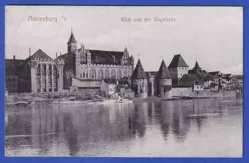 Feldpost-Karte I. WK 1915 nach Rottenbach (Thür.) AK Marienburg  O MISWALDE