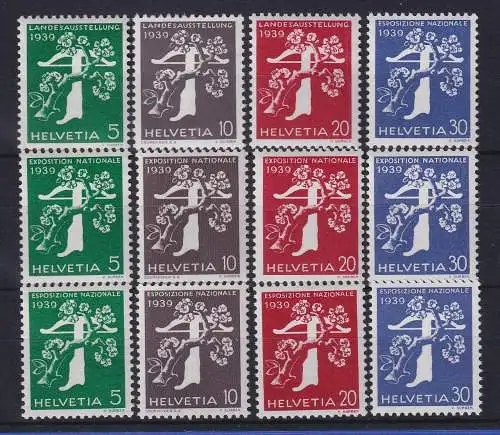 Schweiz 1939 Landesausstellung Mi.-Nr. 344-355 postfrisch **