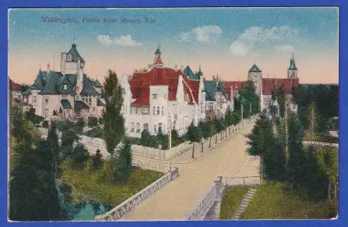 Dt. Reich 1918 Feldpost-Karte AK Villingen O VILLINGEN nach Oy (Mittelberg)