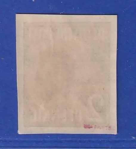 Bizone 1948 Arbeiter Bandaufdruck 2Pfg UNGEZÄHNT Mi.-Nr. 36 I U postfrisch **